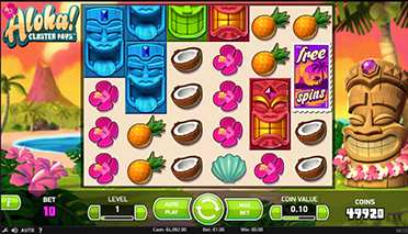 slot Aloha Cluster Pays